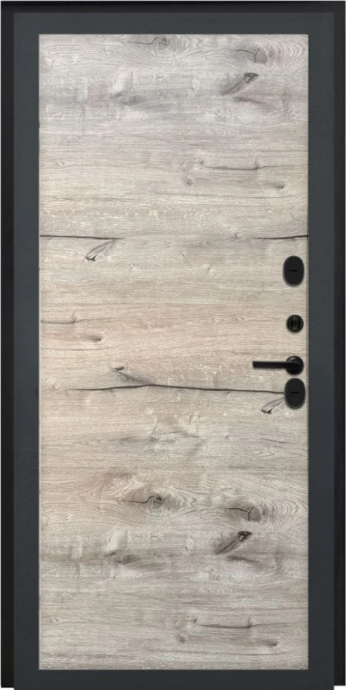 Входная дверь ДвериПРО Модель Л-46 Без фрезеровки Дуб пацифик горизонт DPRO228210 внутренняя сторона